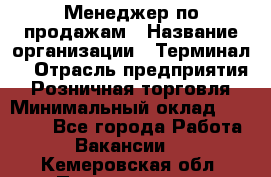 Менеджер по продажам › Название организации ­ Терминал7 › Отрасль предприятия ­ Розничная торговля › Минимальный оклад ­ 60 000 - Все города Работа » Вакансии   . Кемеровская обл.,Прокопьевск г.